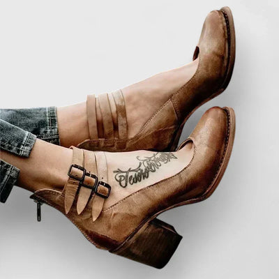 Janelis Elegante Pumps mit Blockabsatz
