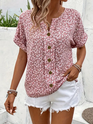 Verna Blumen-Print Bluse