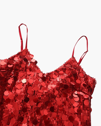 Pailletten Party-Minikleid