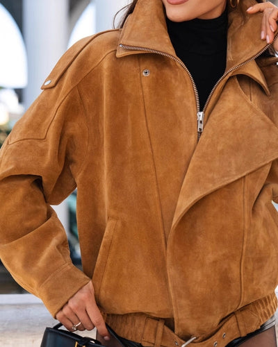 Vintage Wildleder-Jacke