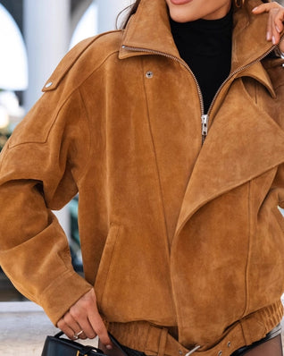 Vintage Wildleder-Jacke