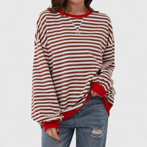 Kayli Lässiger Strickpullover