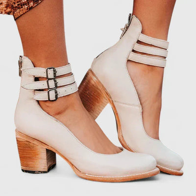 Janelis Elegante Pumps mit Blockabsatz