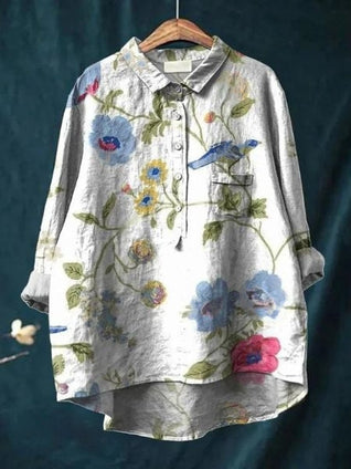 Monette Blumen-Bluse