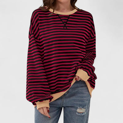 Kayli Lässiger Strickpullover