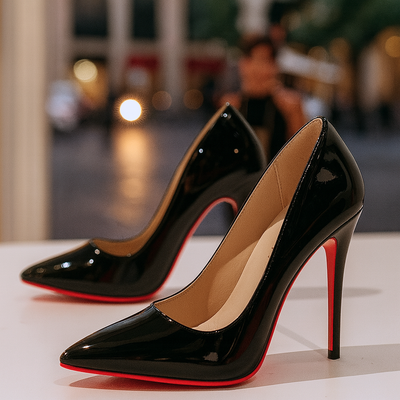 Daniela | Damen Klassische High Heels mit Spitz zulaufender Zehenpartie