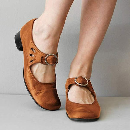 Jana | Damen Frühlings Schuhe Mit Schnallenriemen