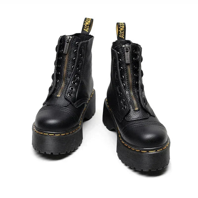 Franziska | Damen Modische Stiefeletten mit dicker Sohle