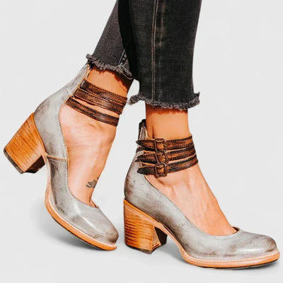 Janelis Elegante Pumps mit Blockabsatz