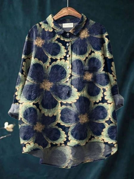 Monette Blumen-Bluse