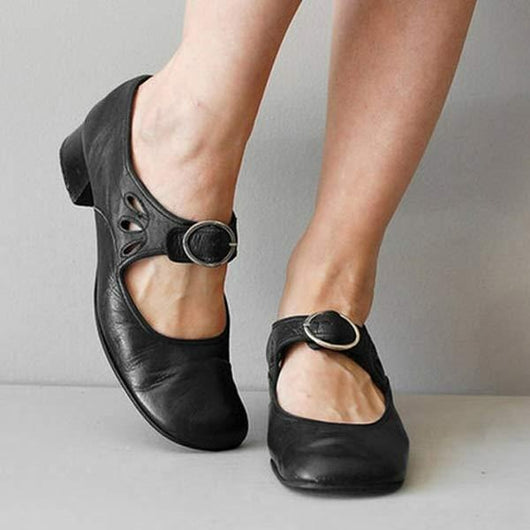 Jana | Damen Frühlings Schuhe Mit Schnallenriemen