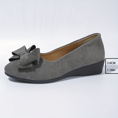 Maisie Wildleder Ballerinas mit Schleife