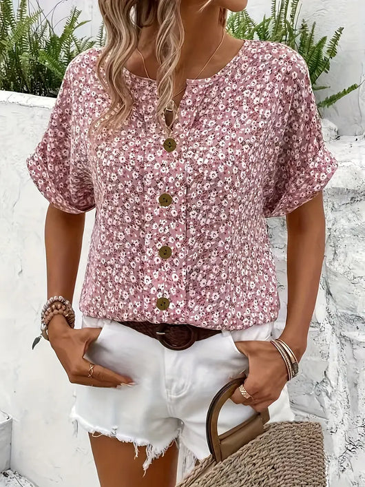 Verna Blumen-Print Bluse