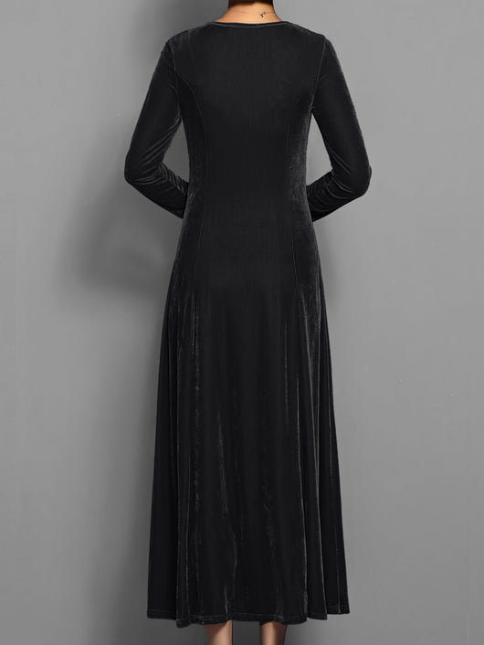 Julia | Damen Slim-Fit-Kleid in voller Länge für besondere Anlässe