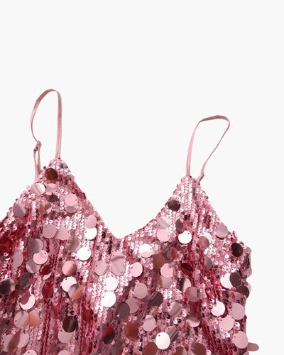 Pailletten Party-Minikleid