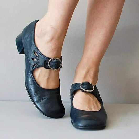 Jana | Damen Frühlings Schuhe Mit Schnallenriemen