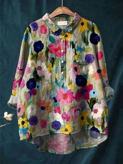 Monette Blumen-Bluse