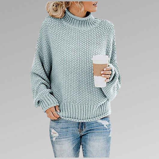 Natascha | Damen Lockerer Strickpullover für den Winter