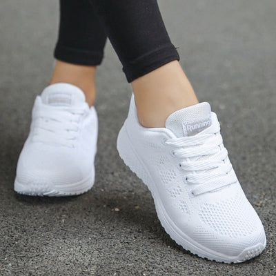 Emma | Damen Schnür Casual Walking Sneaker