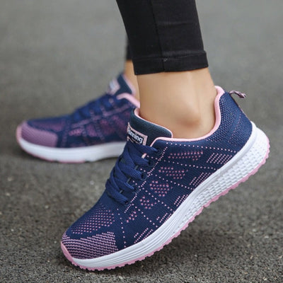 Emma | Damen Schnür Casual Walking Sneaker