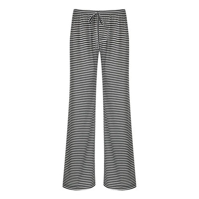 Daniela | Damen Frühlings-Gestreifte Relaxed-Hose
