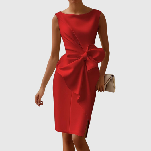 Ainsley | Ärmelloses Midikleid