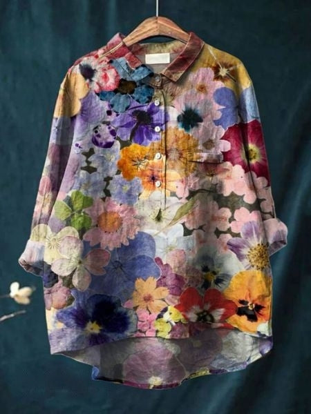 Monette Blumen-Bluse
