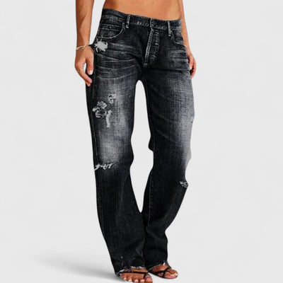 Frieda | Damen Vintage-Jeans mit Lockerer Passform und Waschung