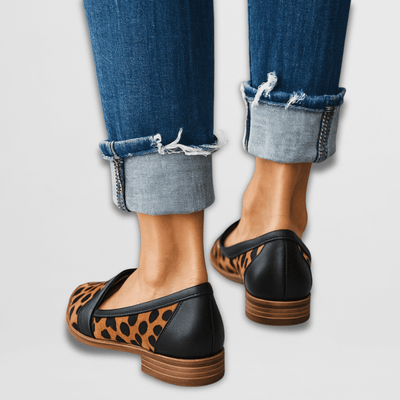 Magdalena | Damen Frühlings Spitz Zulaufende Wildleder Loafer