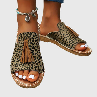 Lorraine Bequeme Flache Sandalen