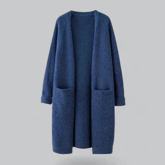 Daniela | Damen Warme Strickjacke mit offener Front