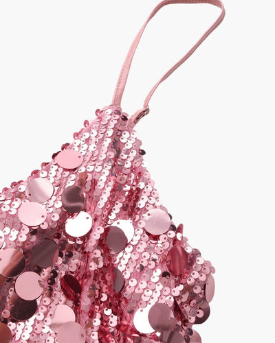 Pailletten Party-Minikleid