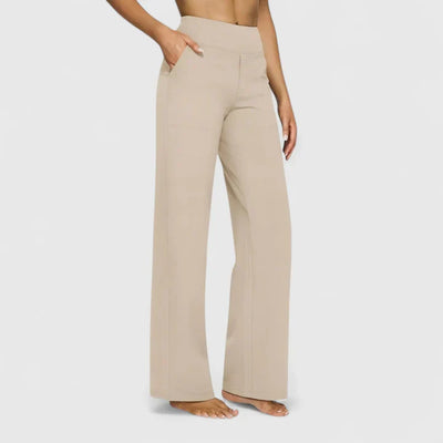 Nadine | Damen Weite Lounge-Hose mit Stretchbund