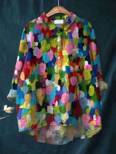 Monette Blumen-Bluse