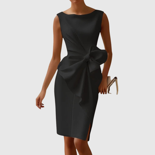 Ainsley | Ärmelloses Midikleid