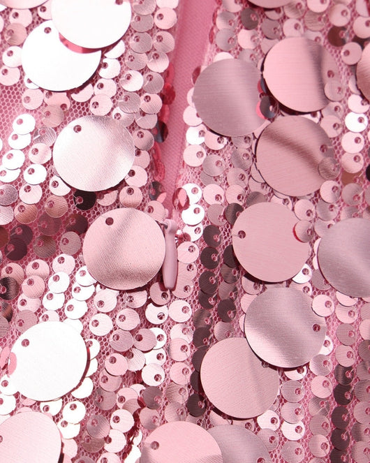 Pailletten Party-Minikleid