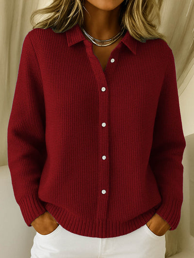 Lisa Klassischer Strickcardigan