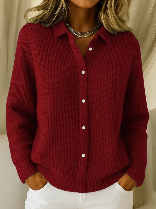 Lisa Klassischer Strickcardigan