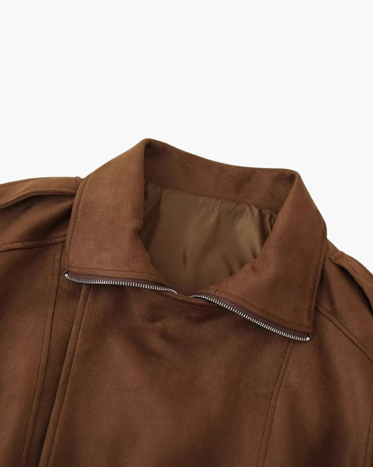 Vintage Wildleder-Jacke