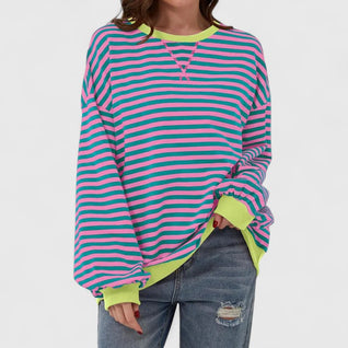 Kayli Lässiger Strickpullover