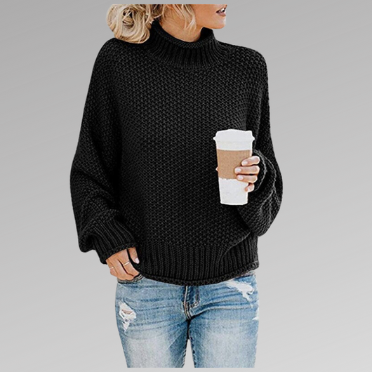 Natascha | Damen Lockerer Strickpullover für den Winter