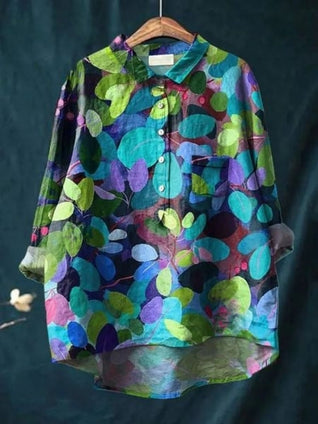 Monette Blumen-Bluse