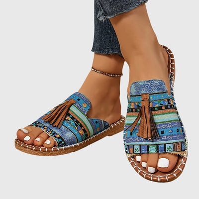 Lorraine Bequeme Flache Sandalen