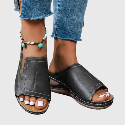 Aretha Bequeme Flache Sandalen