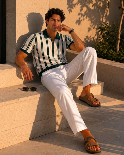 Modena Half-Zip Polo