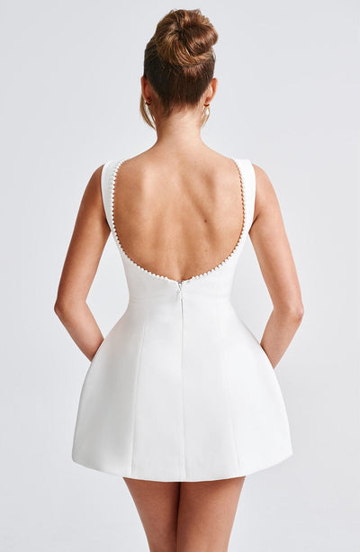 Magdalena | Damen Strukturiertes Mini Kleid für Hochzeitsgäste