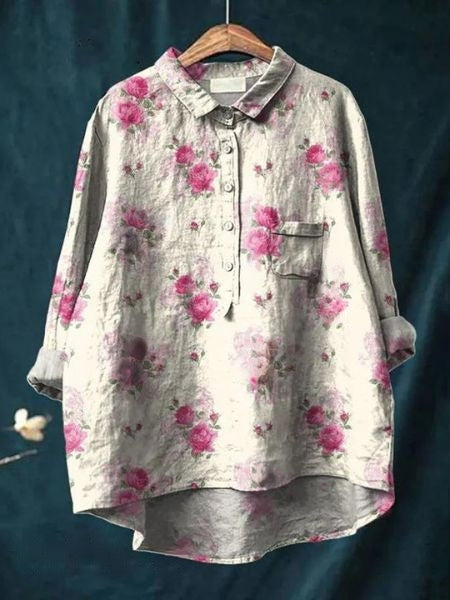 Monette Blumen-Bluse