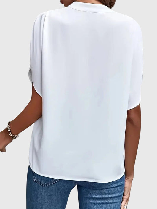 Beatrix Weiches Elegantes V-Ausschnitt Shirt