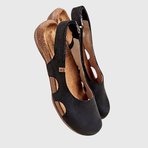 Faye Bequeme Flache Sandalen