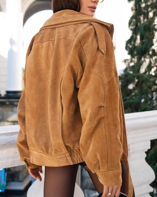 Vintage Wildleder-Jacke